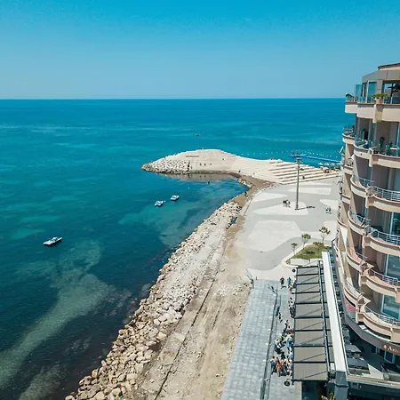 Poseidon Nest - 2Br, 360 Sea View, Office, Pool Apartament Durrës
