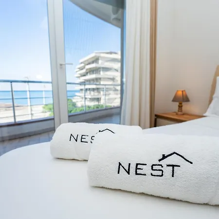 アパート Beachfront 2Br Apartment Panoramic Sea View Office