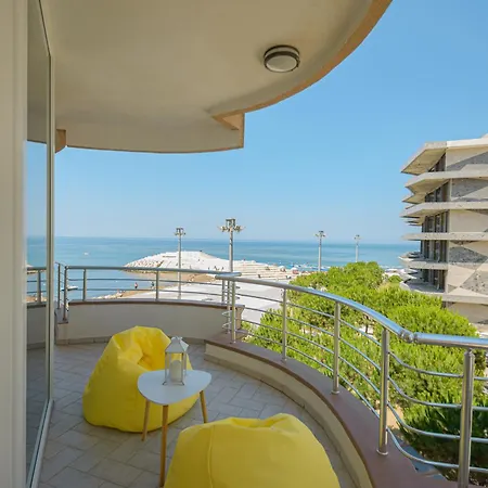 Apartment Beachfront 2br Panoramic Sea View Office Durrës
