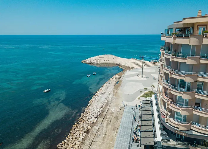 Poseidon Nest - 2br, 360 Sea View, Office 公寓 Durrës