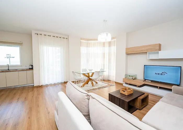 Poseidon Nest - 2br, 360 Sea View, Office Durrës