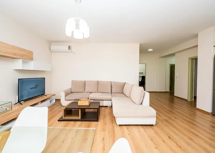 Appartement Poseidon Nest - 2br, 360 Sea View, Office Durrës