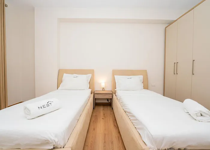 Poseidon Nest - 2br, 360 Sea View, Office 公寓 Durrës