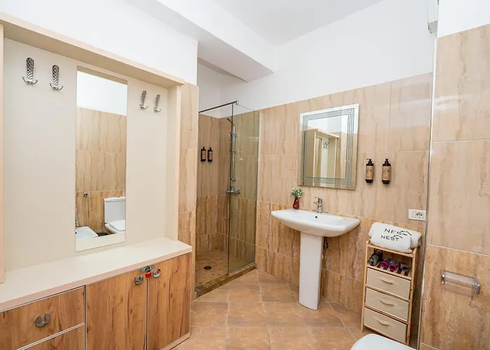 Poseidon Nest - 2br, 360 Sea View, Office 公寓 Durrës