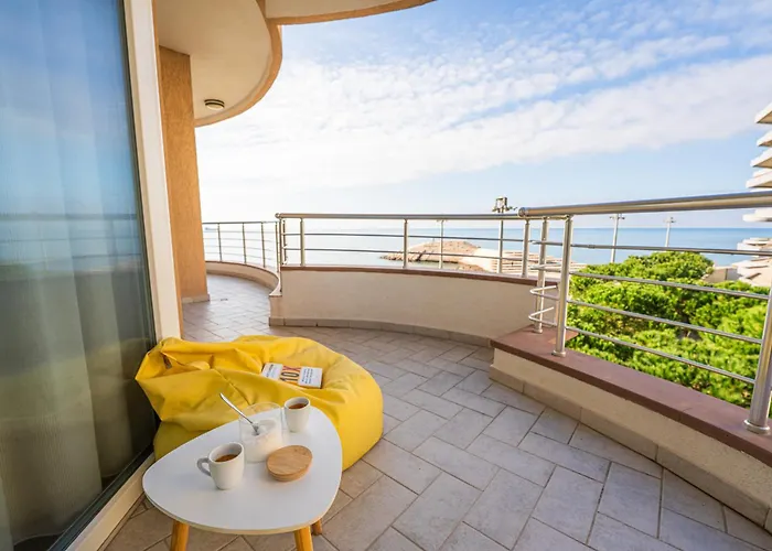 公寓 Poseidon Nest - 2br, 360 Sea View, Office *